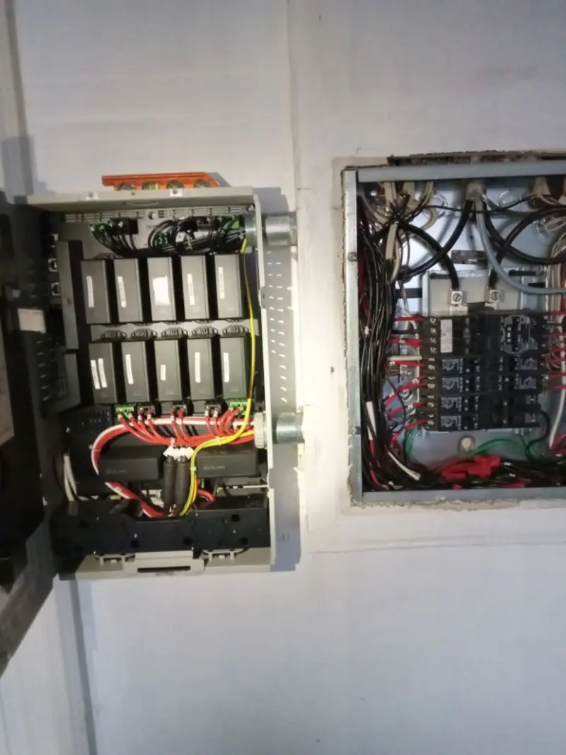 Electrical panel upgrade completed for Security Camera Wiring in El Cajon